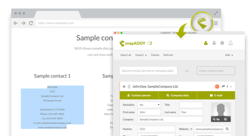 snapADDY Zapier: standardized and automated data acquisition